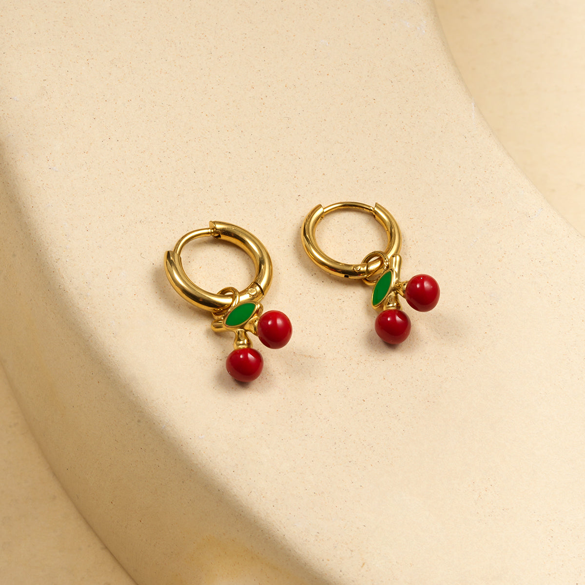 Boucles d'oreilles Cerise