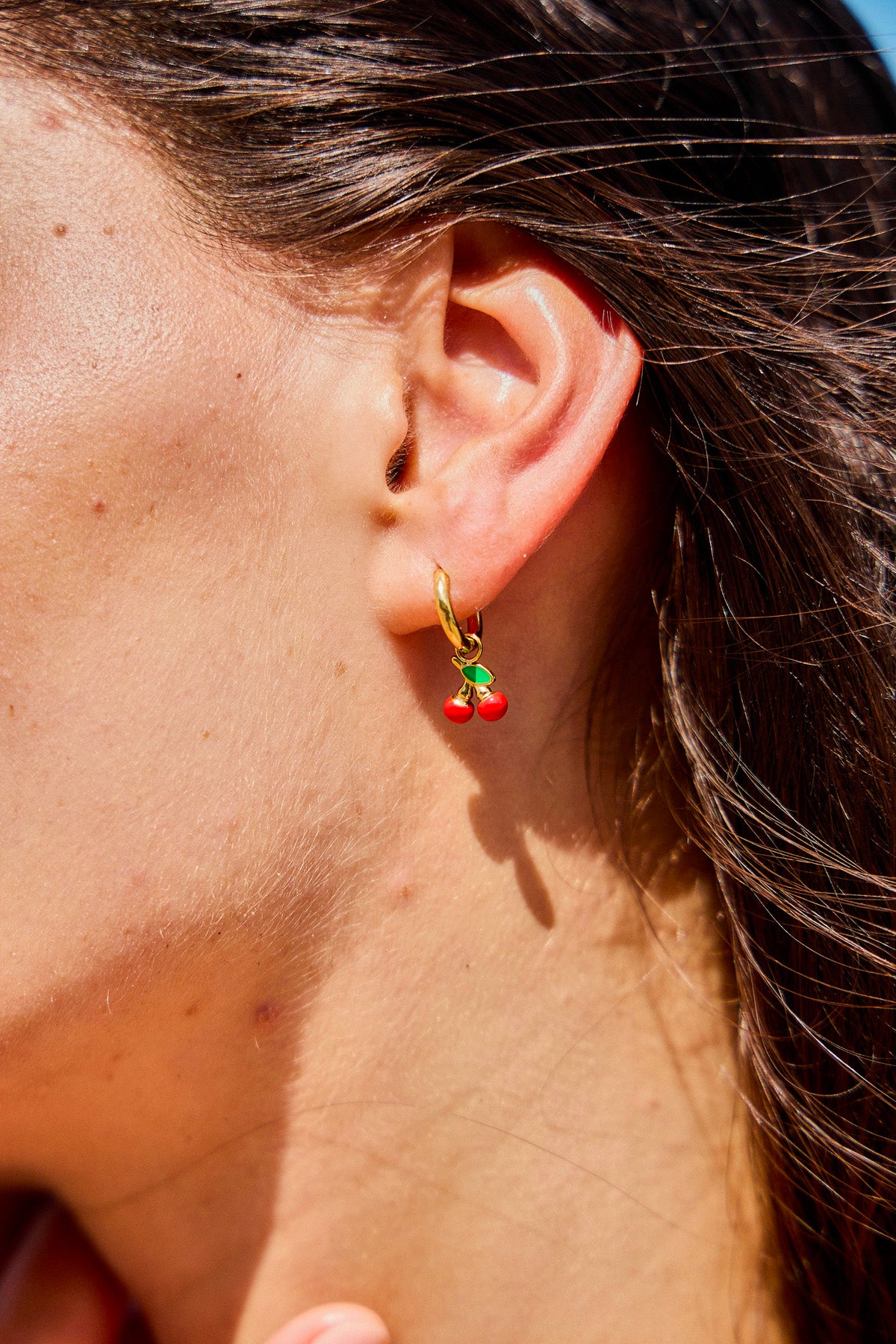 Boucles d'oreilles Cerise