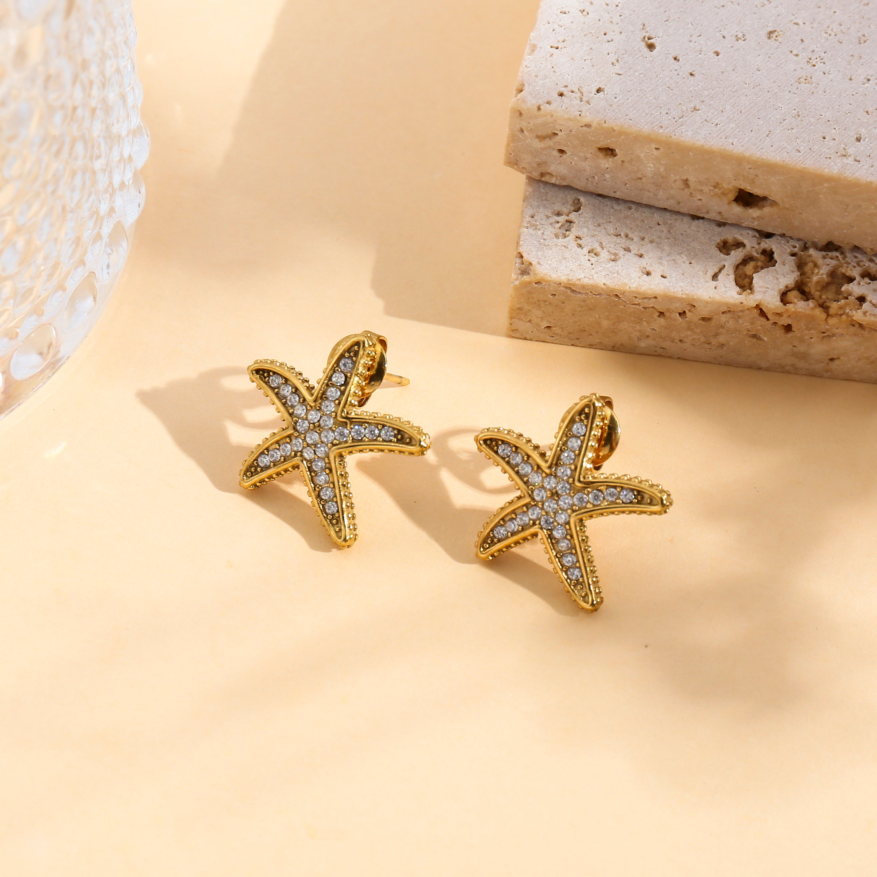 Boucles d'oreilles Étoile Marine