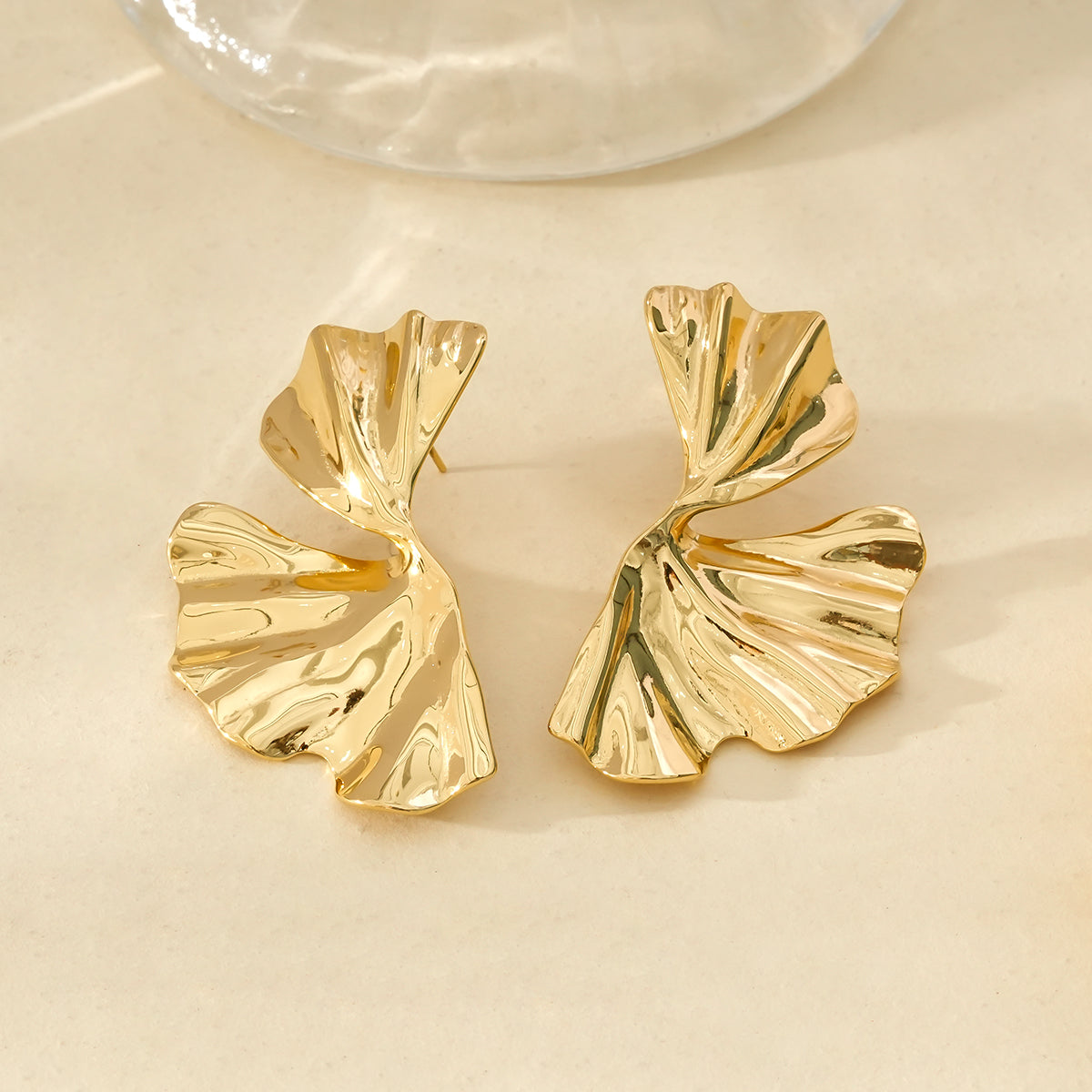 Boucles d'oreilles Ginkgo