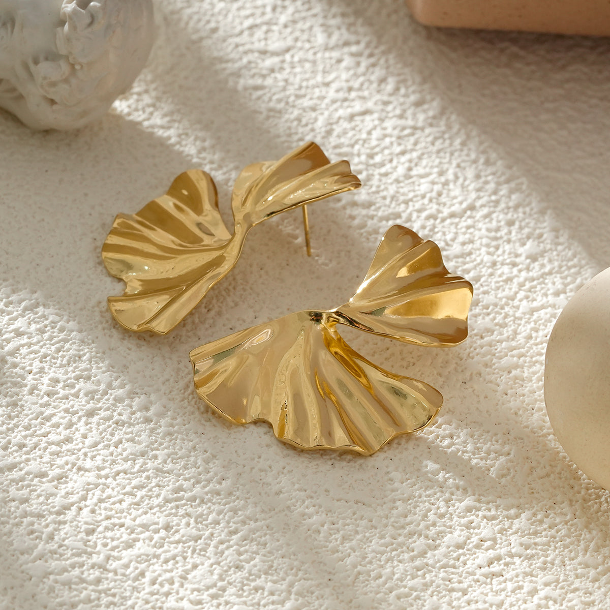 Boucles d'oreilles Ginkgo