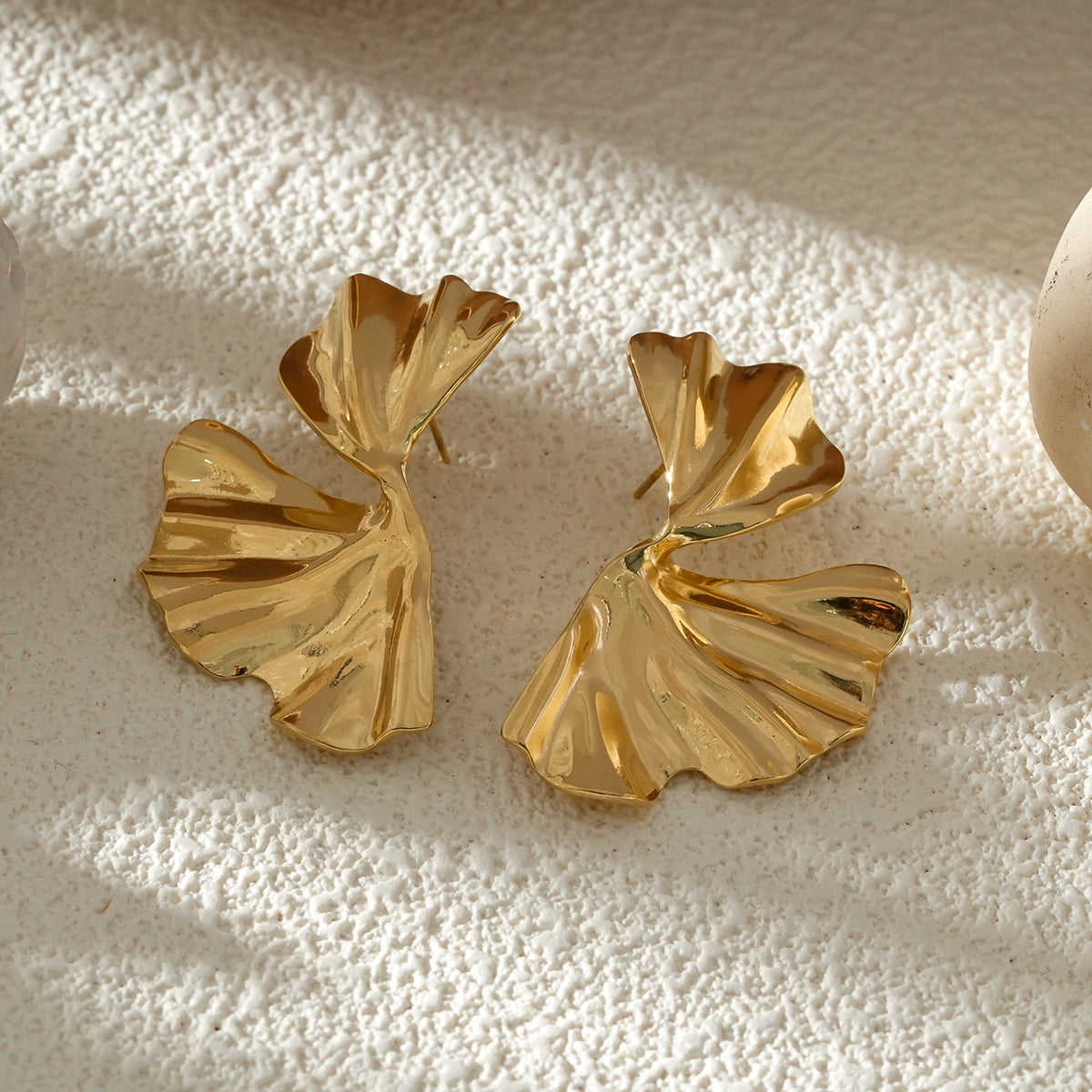 Boucles d'oreilles Ginkgo