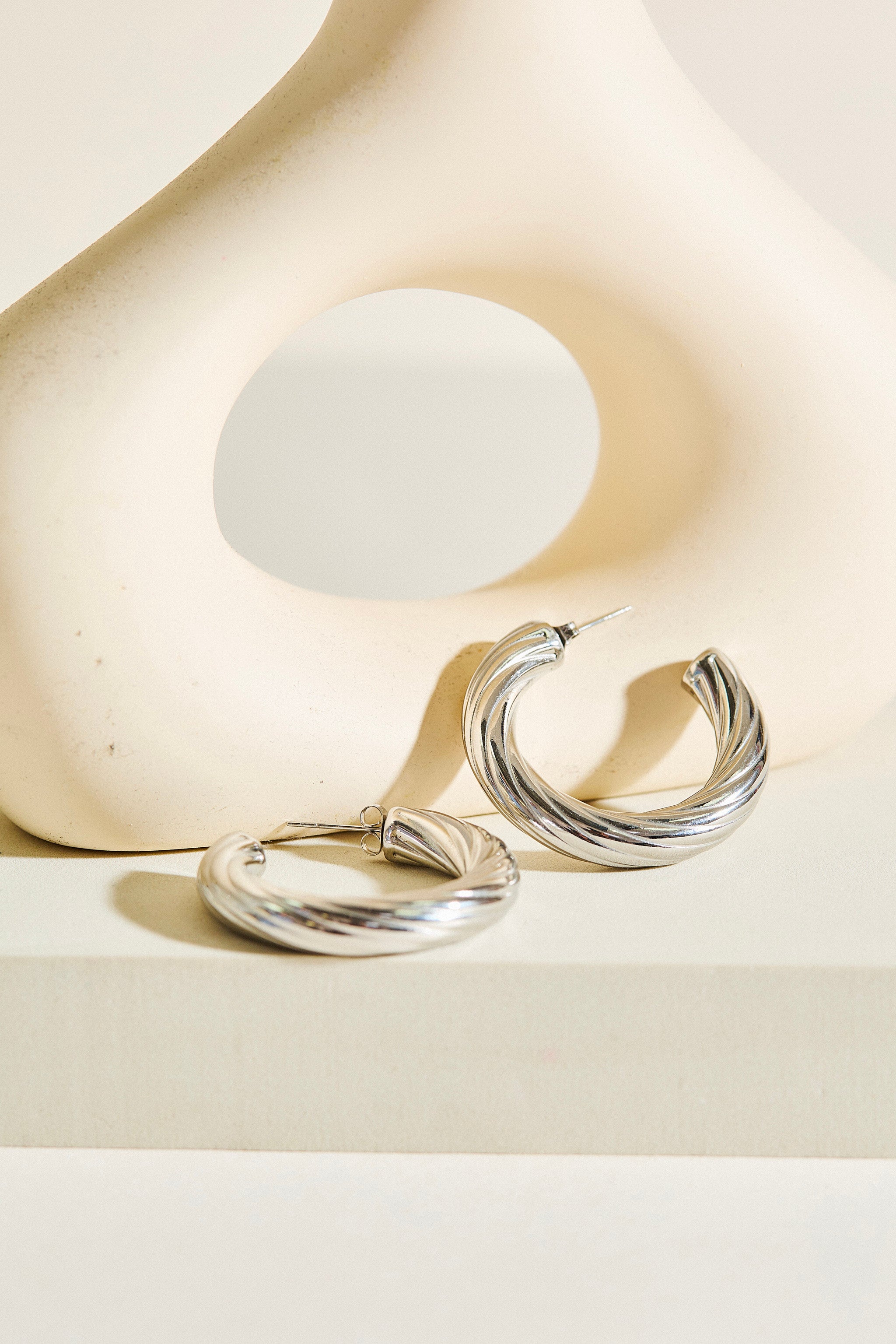 Boucles d'oreilles Créoles Séréna