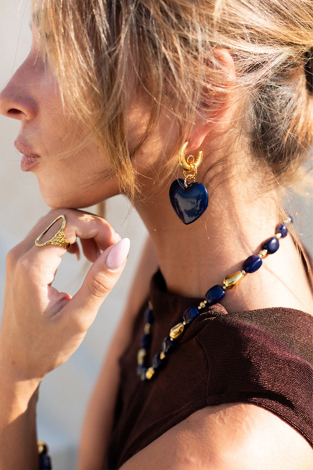 Amour Bleu Earrings