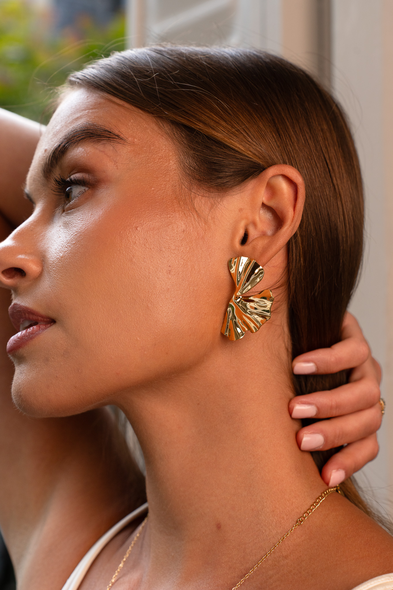 Boucles d'oreilles Ginkgo