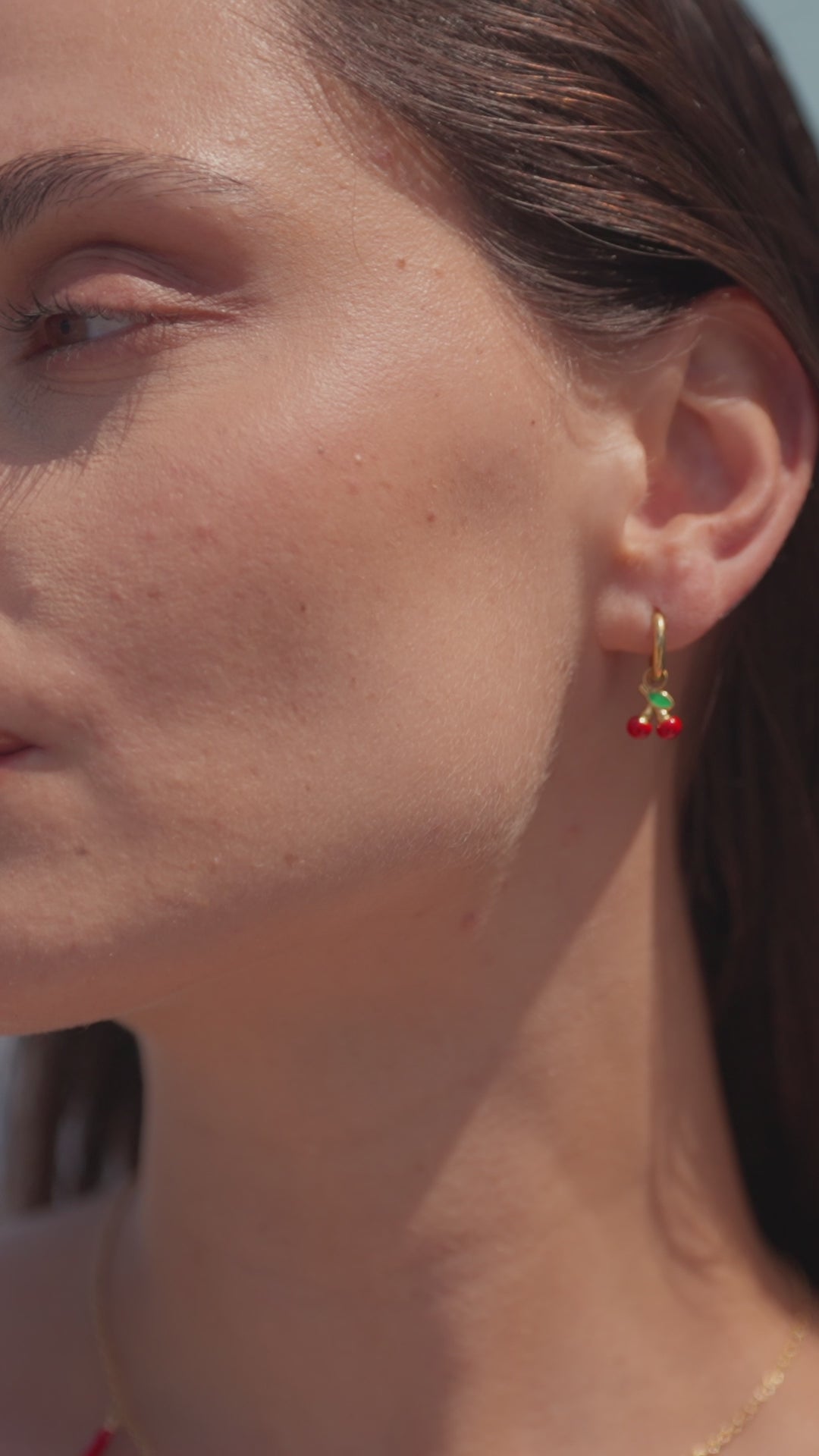 Boucles d'oreilles Cerise